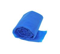 GRE CPROV610 - Bâche d'été pour piscines ovales de 610x375cm, épaisseur 180µ, Couleur Bleue