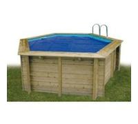Bâche à bulles hexagonale Ubbink pour piscine ⌀360cm