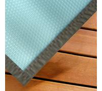 Bâche à bulles luxe SolGuard pour piscine bois Sunbay Gre rectangulaire - Carra 3.05 x 3.05m carrée