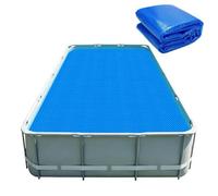 Bâche à Bulles Piscine 80 x 380 cm Épaisseur 400 µm, Anti-Évaporation et Saletés, Chauffe l'eau et Économie D'Énergie, Rouleau Découpable, Bâche à Bulles Non Bordée, Bleu