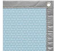 Bâche à Bulles pour Piscine Enterrée et Hors-Sol - Fabrication Française - Direct Usine - 9 x 4 m - 500 microns - Cristal Sol+Guard - Bordée 4 côtés - Efficacité EXCELLENTE - Durée de Vie de 6 à 7 Ans