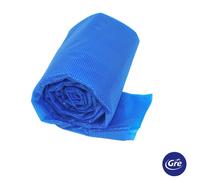 GRE Bâche à bulles CPROV730 pour piscine acier ovale 7,30 x 3,75 m - 180 µm