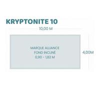 Bâche à bulles pour piscine Alliance - Kryptonite 10 - Geobubble bleu 500 microns bordée 4 cotés