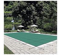 Bâche à Bulles pour Piscine, Bâche d'hiver pour piscines creusées, Protection Enfants, Grande bâche en Maille, Robuste, pour Maison, Jardin, hôtel, Verte