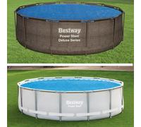 Bâche à bulles pour piscine Bestway ronde - Piscine diamètre 4,27m à 4,57m