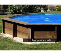 Bâche à bulles pour piscine bois Sunbay hexagonale Modèle - Vanille II 4,00m hexagonale