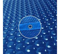 Bâche à bulles pour piscine bois Sunbay octogonale allongée - Orange 7,55 x 4,56m octogonale allongée