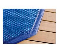 Ubbink Bâche à bulles pour piscine en bois octogonale 510 cm Bleue 400 microns