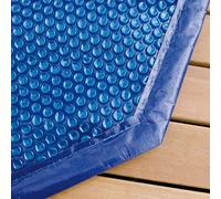 Bâche à bulles pour piscine bois Ubbink octogonale allongée - Azura / Sasha 4,90 x 3,55m octogonale allongée
