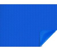 Bâche à bulles pour piscine Florida - 400 µ - bordée 1 coté - bleu