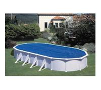 Bâche à bulles pour piscine ovale GRE - 1000x550 cm - anti U.V.A. - maintien de la température