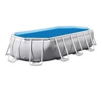 Intex Pools - Bâche à bulles pour piscine ovale UTF00148 - 4,00 m x 2,00 m - Bleu - 120 microns