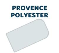 Bâche à bulles pour piscine Provence Polyester - Bigpool Romaine A - Geobubble bleu 500 microns bordée 4 cotés