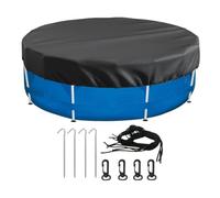 Bâche Anti-Feuilles pour Piscine Imperméable en Tissu Oxford Résistant UV