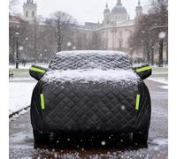 Bâche Anti-Grêle pour Mercedes SLK R171 2004-2010 Imperméable 210D | Tissu Oxford 210D résistant,protection anti-grêle,imperméable et anti-UV,Bandes réfléchissantes pour l’extérieur,Noir