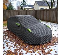 Bache Anti grele Voiture pour Mitsubishi Outlander 1(2001-2006),Extérieur Anti Grele Soleil Rayure avec Zip et Doublure en Coton Anti-poussière (Noir)