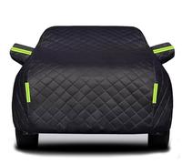 Bache Anti Grele Voiture pour Renault Kangoo 1997-2023 Housse Voiture Exterieur, Tissu éLastique éPaissie, TrèS RéSistante Anti Givre Pluie Soleil UV PoussièRe Rayures Neige Noir