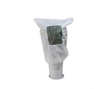 Bâche antigel pour plantes avec zone d'observation transparente et tissu non tissé robuste pour une protection constante par temps froid (100 x 100 cm)