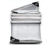 Bâche armée Transparente,Translucide - Résistante - Etanche - Anti-UV,résistants à la déchirure Plante imperméable Couverture d'auvent végétale,pour Jardins,Serre,Plantes,Toit (6x8m)