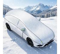 Bâche Auto Hiver Neige pour Opel Grandland 2021-2024 | Couverture 5,1m, Film PEVA Coton Épais, Sangles Élastiques Coupe-Vent, Bandes Réfléchissantes, Protection Quatre Saisons