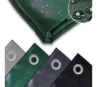 Bâche avec œillets - En PVC - 650 g/m² - Imperméable - Résistant aux intempéries - Protection UV - Différentes tailles - Couleur au choix - de protection, pour camion, meubles de jardin, voiture, moto