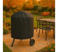 Linxor – Housse de protection pour barbecue Tissu Oxford 210D imperméable Anti-UV 70 x 90 cm Noir
