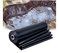 Bache Bassin Epdm 0,2mm HDPE Bâche D'étang Doublure D'étang Pliable Étanche Renforcé Bâche Bassin Poisson pour Jardin Cascade Bassin Poisson(Size:5x6m)