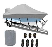 Bache Bateau Housse de Bateau Universelle, imperméable et Anti-poussière, qualité Marine, résistante aux UV, Protection Toutes Saisons(300D)