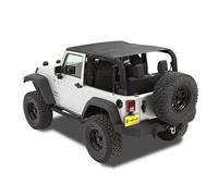 Bâche bikini "safari long" noir 2P Jeep Wrangler JK 10-17 52583.35