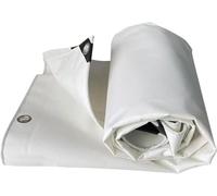 Bâche Blanche 1,2 X 1,8 M, 1,5 X 2 M, 1,8 X 2,4 M, 2 X 3 M, 3 X 4 M, Bâche Robuste, Imperméable, Polyvalente, pour Meubles De Jardin, Abri De Jardin, Camping, One Color, 1.2x2.4m