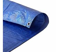 TECPLAST Bâche Bois 5x8 m SR150BO Bleue et Verte - Haute Qualité - Bâche de protection imperméable pour Bois de chauffage