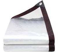 Bâche Bois 170 x 290 cm Bâche Armée Transparente 80 G M², Indéchirable, sur Mesure Muiti-Usage pour Exterieur, Jardin, Tonnelle, B