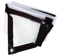 Bâche Bois 370 x 690 cm Bâche Armée Transparente 80 G M², Indéchirable, sur Mesure Muiti-Usage pour Exterieur, Jardin, Tonnelle, B