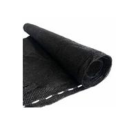 Bâche brise vue 1,5x10 m Noire Polyéthylène renforcée Occultant Jardin