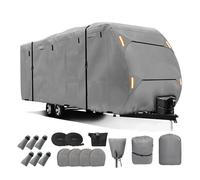 Bâche Caravane pour 2016 Forest River Cherokee Grey Wolf 17BH, Housse de Protection Caravanes et Remorques, Imperméable Résistant au Vent, Couverture Remorque Toutes Saisons