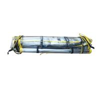Bâche Chariot Élévateur Housse Cabine Enceinte Zippée Protection Étanche PVC Transparent avec Vision Dégagée et Barres Soutien Convient aux Activités, Transparent, 155 X 105 X 140 Cm
