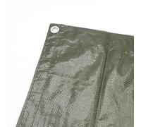 Bâche clôture de Chantier Standard 150g/m² - Vert, 1,76m x 3,41m