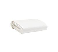 vidaXL Bâche couverture de toit 156068 – Œillets métalliques, résistante aux UV – Blanc