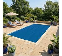 Bache - couverture - volet - enrouleur Vidaxl Couverture de piscine haute qualité Bleu 975 x 488 cm PE