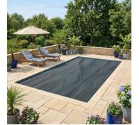 Bache - couverture - volet - enrouleur Vidaxl Couverture de piscine haute qualité Noir 488 x 244 cm PE