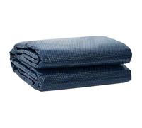 Bache - couverture - volet - enrouleur Vidaxl Housse de piscine extra épaisse Noir et Bleu 417 cm PE