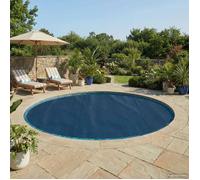 Bache - couverture - volet - enrouleur Vidaxl Housse de piscine extra épaisse Noir et Bleu 488 cm PE