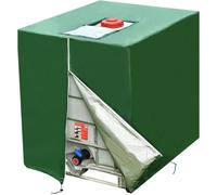 Bâche Cuve 1000L Anti UV 420D avec Cordon Fermeture éclair IBC Housse Container Réservoir d'eau
