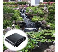 Bâche de bassin de jardin imperméable 0,2 mm en polyéthylène haute densité 6 x 10 m 8 x 10 m 9 x 9 m 10 x 10 m 10 x 12 m Membrane en caoutchouc pour étangs koï, ruisseaux, fontaines et cascades