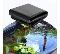Bâche de bassin d'extérieur en polyéthylène haute densité - 3 x 5 m - 4 x 6 m - 5 x 10 m - Bâche durable pour petits étangs à poissons, fontaine de jardin, décoration de jardin (7 x 6,5 m)