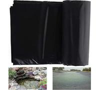Bâche de Bassin en PEHD Noire, Petite et Robuste, for bassins, Cascades, carpes koï et Jardins Aquatiques à l'aspect Naturel(2x10m)