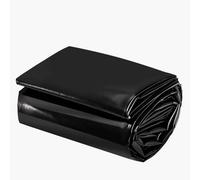 Bâche de bassin en PEHD noire très résistante, film d'étanchéité pour bassin de 3 x 8 m, 3 x 12 m, 4 x 6 m, 4 x 10 m, 5 x 7 m, 5 x 12 m, pour bassin de baignade, bassin de jardin, fontaines, jardins a