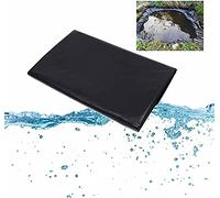 Bâche de bassin en polyéthylène haute densité 3 x 3 m/4 x 5 m/5 x 5 m/6 x 6 m/7 x 10 m Bâche de bassin de jardin durable Noir 0,3 mm d'épaisseur Idéal pour l'eau extérieure Caractéristiques bassins à