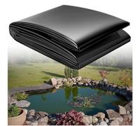 Bâche de bassin en polyéthylène haute densité flexible et durable de 0,12 mm pour bassin de jardin - Membrane imperméable pour bassin à poissons et aménagement paysager - Divers