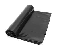 Bâche de bassin en polyéthylène haute densité imperméable et robuste, noire, 4 x 3 m, résistante aux déchirures, bâche durable, 0,2 mm d'épaisseur (taille : 2 x 5 m)